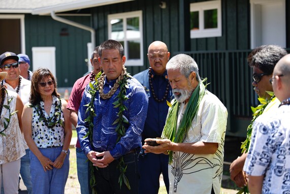 Hanalei base yard blessing