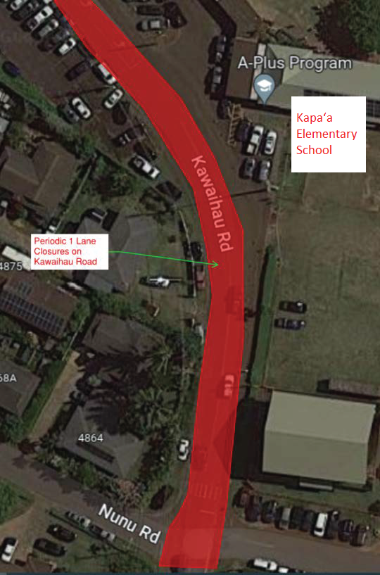 Kawaihau roadwork 07.18.23