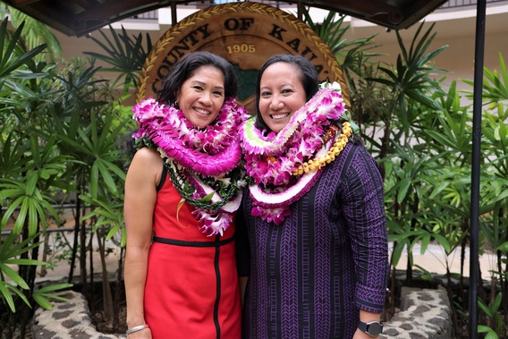 Photo of Michelle Lizama and Chelsie Sakai