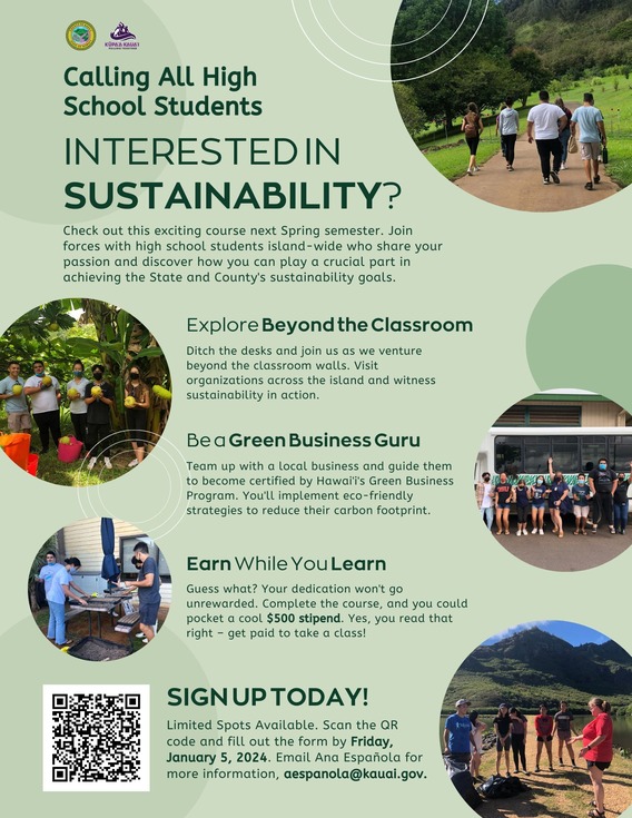 Youth Climate Practitioners Class Flyer