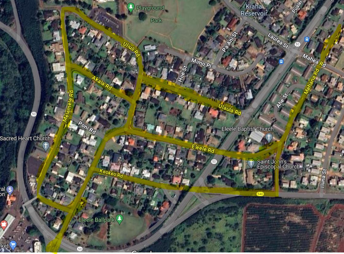 Eleele Roads sewer improvement