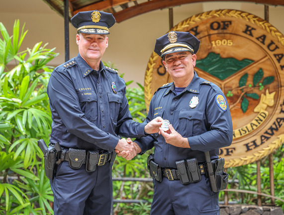 Chief Raybuck and Deputy Chief Ozaki