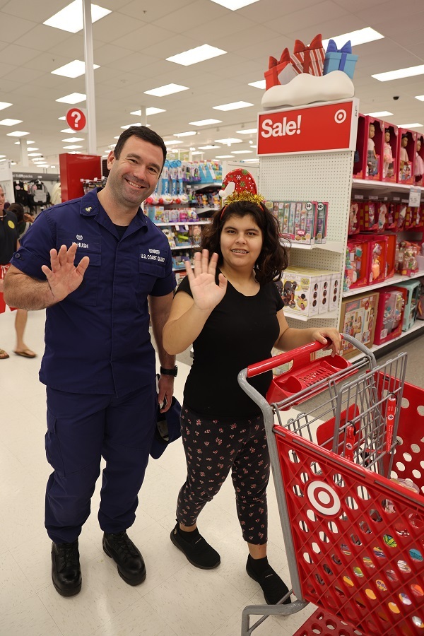 The children were given a $100 gift card graciously provided by the friends of the Children’s Justice Center to shop with first responders.