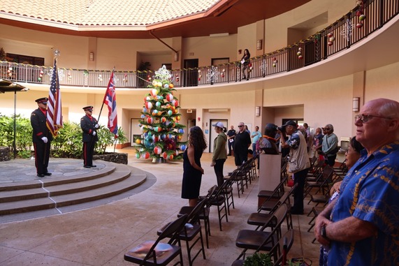 A promotional ceremony was held for the Kaua‘i Fire Department and Ocean Safety Bureau at the Līhu‘e Civic Center on Friday, Dec. 13, 2024.