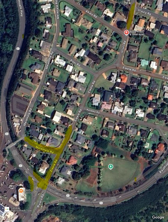 Portions of ‘Ele‘ele will be closed through Jan. 27 to Jan. 31 from 8:30 a.m. to 3:30 p.m.