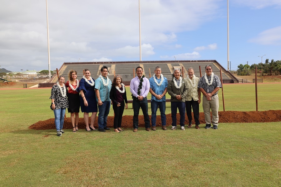 Groundbreaking ceremony and blessing for the Vidinha Stadium Improvements Project.