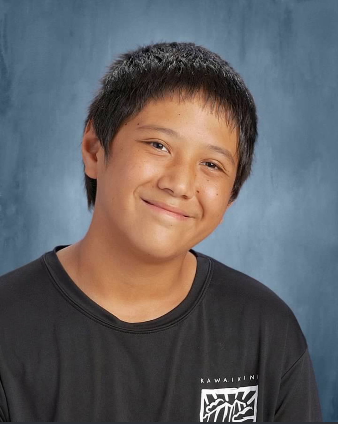 Lokahi Valpoon, 12, is approximately 5 feet 3 inches tall and weighs 120 pounds.