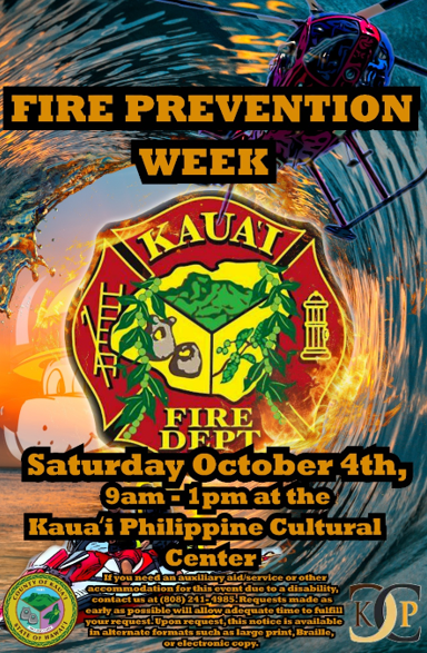 Fire Prevention Week 2025 Flyer