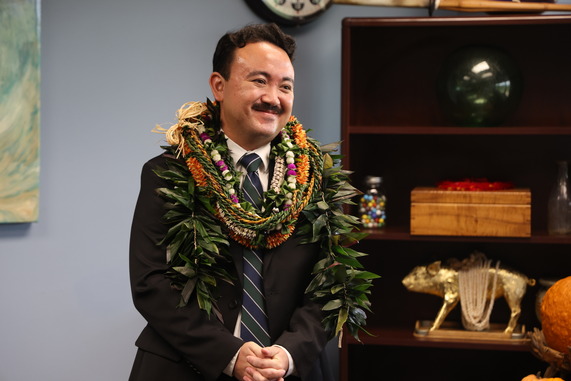 Tyler Saito is officially sworn in as the new County Attorney for the County of Kaua'i.