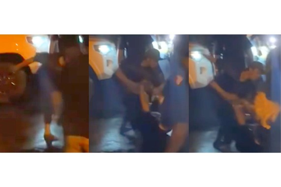 Person of Interest 6 – Wearing dark pants, a dark shirt, and a dark hat. 