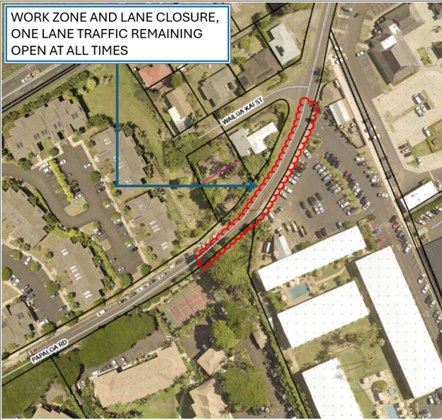 Papaloa Road roadwork