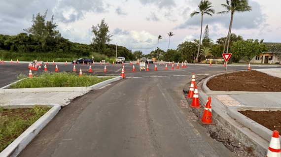  Pe‘e Road roundabout