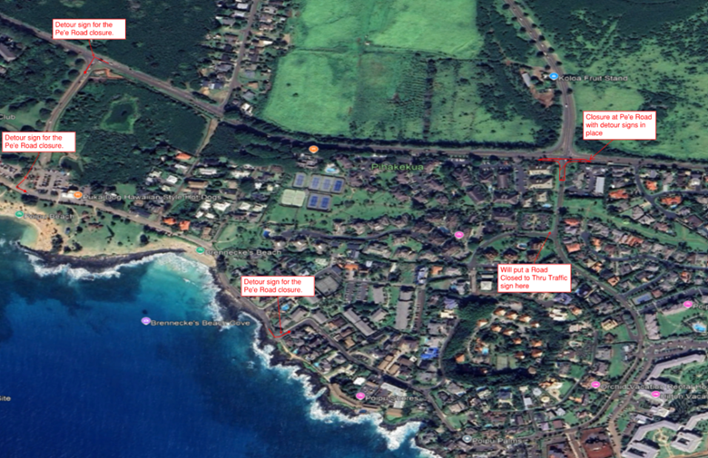 Pee Road closure starting May 19