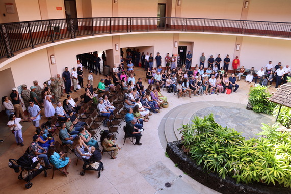 Photo of crowd.