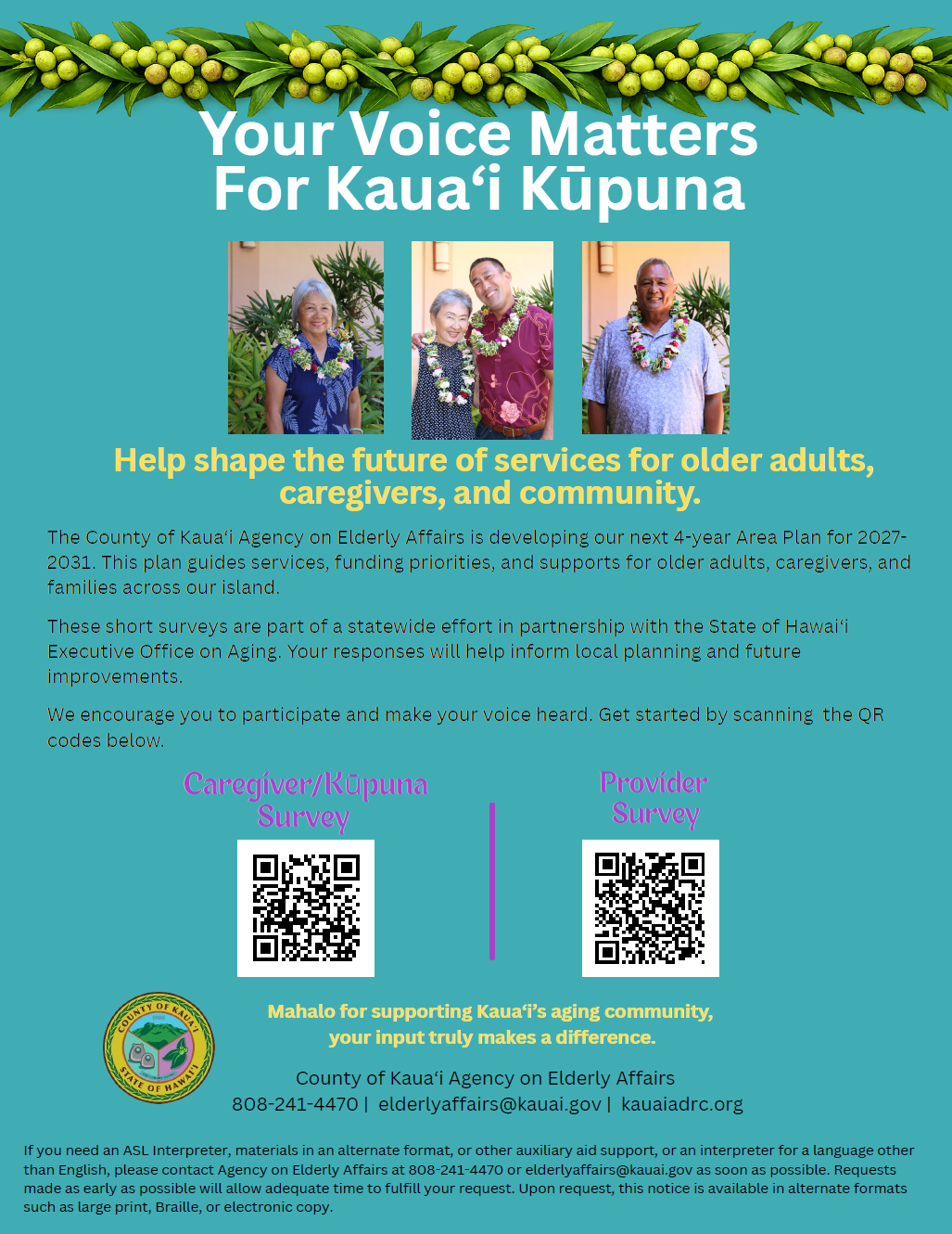 AEA Survey Flyer