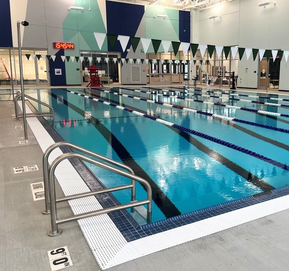 Indoor lap swimming pool 