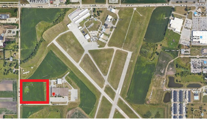 Map of proposed data center on Aviation Way