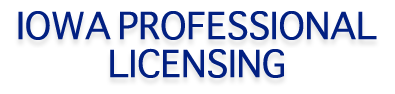 Iowa Professional Licensing