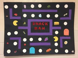 Snack Man Bulletin Board