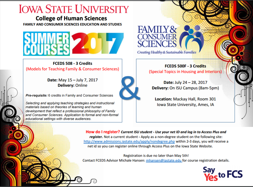 Iowa State Summer Courses