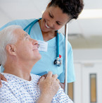 nurse with patient