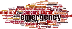 emergency word cloud