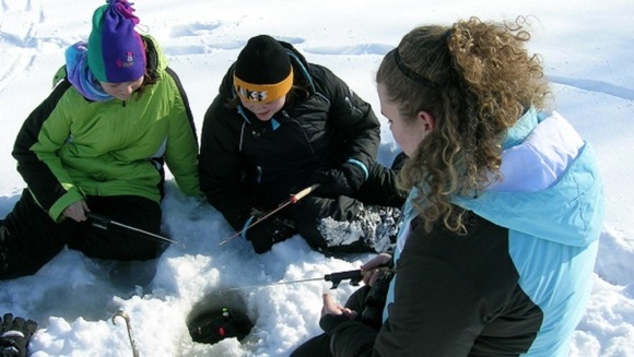 Kids Ice Fishing
