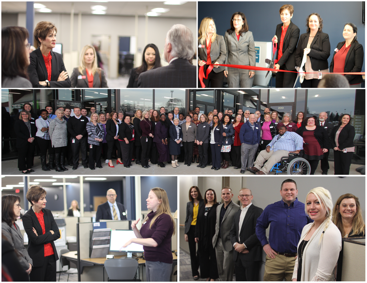 Ribbon Cutting Collage