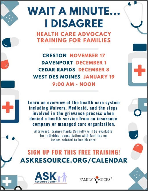 ASK family advocacy training