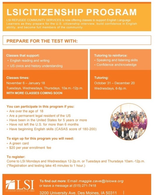 LSI citizenship test prep