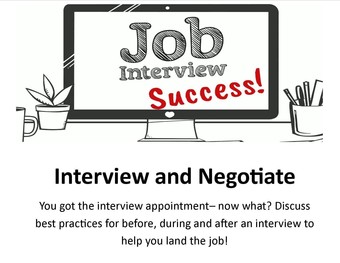 interview and negotiate