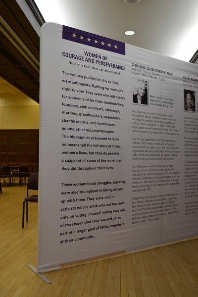 Universal Suffrage exhibit