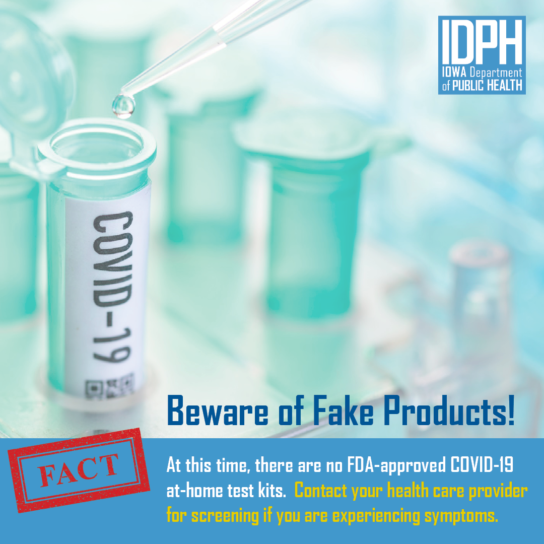 FDA Alert Fake At-Home COVID-19 Tests