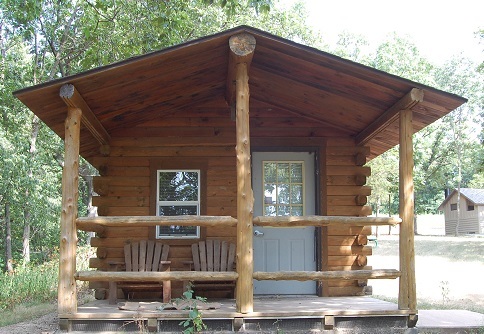 Lake Darling camping cabin