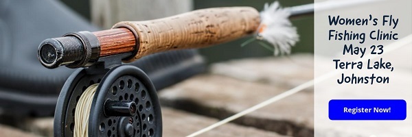 Close-up photo of a flyfishing rod