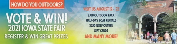 Iowa DNR building at the Iowa State Fair