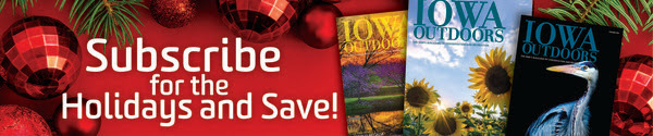 Three Iowa Outdoors magazine covers