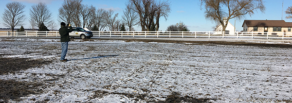 Winter manure application