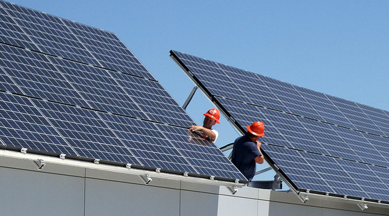 Construction of solar panels