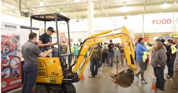 bulldozer at build my future