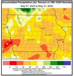 Precipitation Map for May 2023