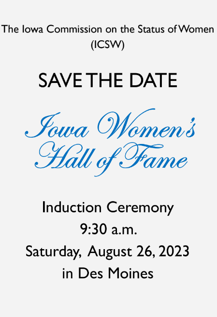 2023 Iowa Women's Hall of Fame 
