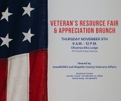 Veterans resource fair flyer