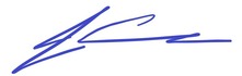 Signature of Joe Collins