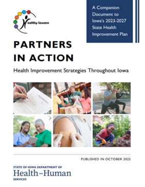 Partners in Action: Health Improvement Strategies Throughout Iowa title page