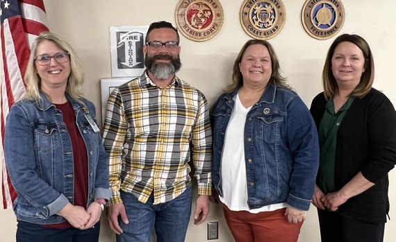 Daniel Bramlett and staff