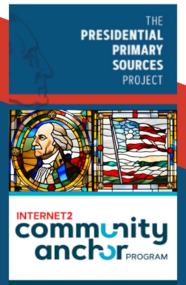 PPSP logo, Internet2CAP logo, and two stained glass images of George Washington and the USA Flag