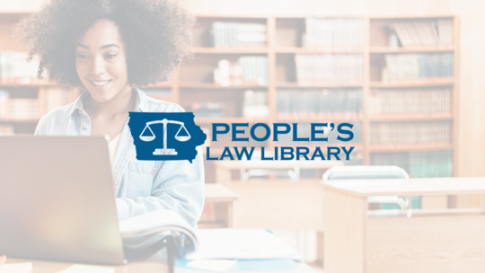 People's Law Library of Iowa Graphic