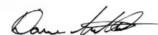 Dane Sulentic Signature