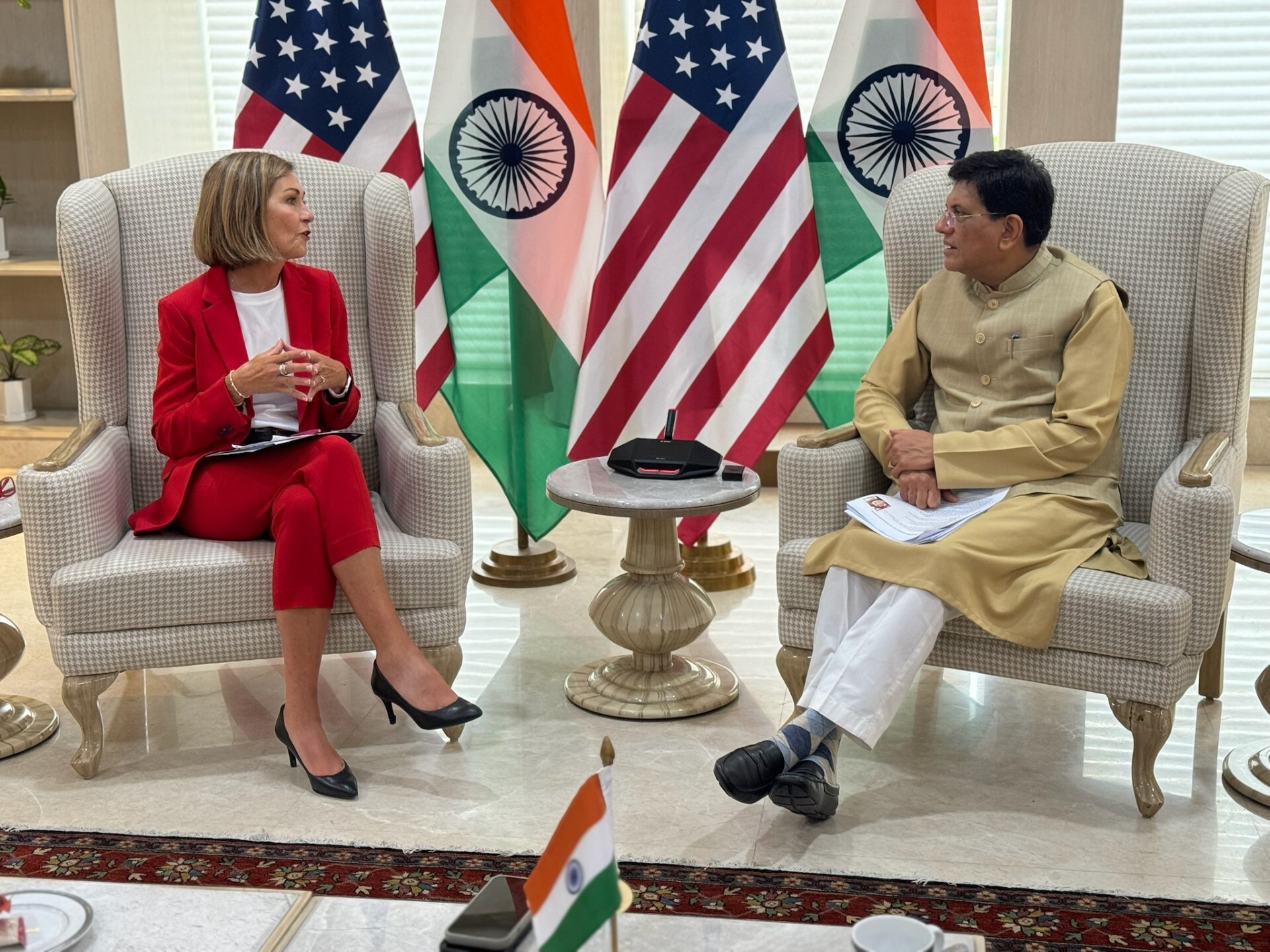 Gov. Reynolds sits down with Min. Goyal